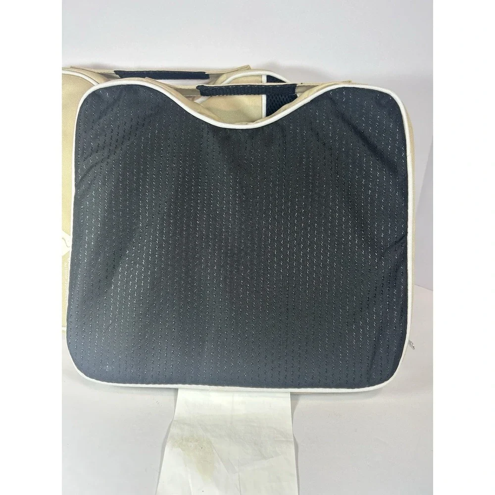 Ozark Trail Stadium/Camping Foam Seat Cushion with Handle - Tan - Used Set Of 2